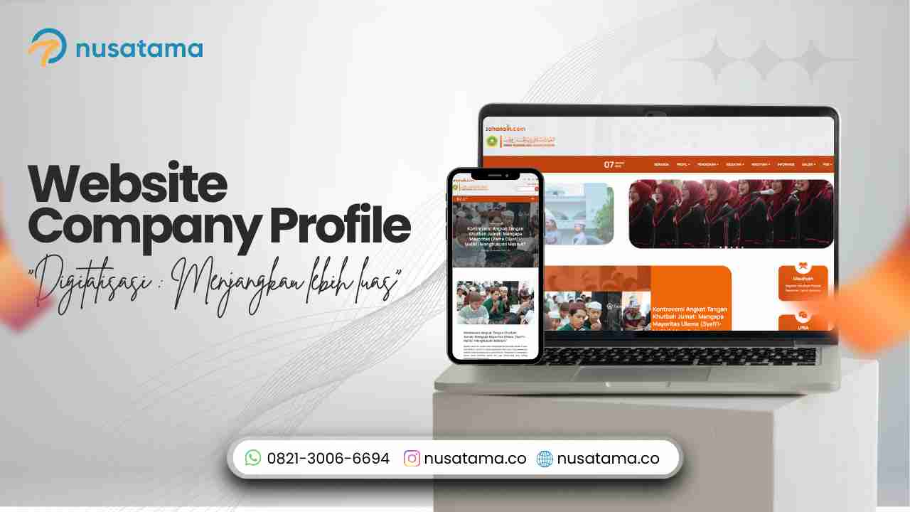 Jasa Pembuatan Website Company Profile By Nusatama