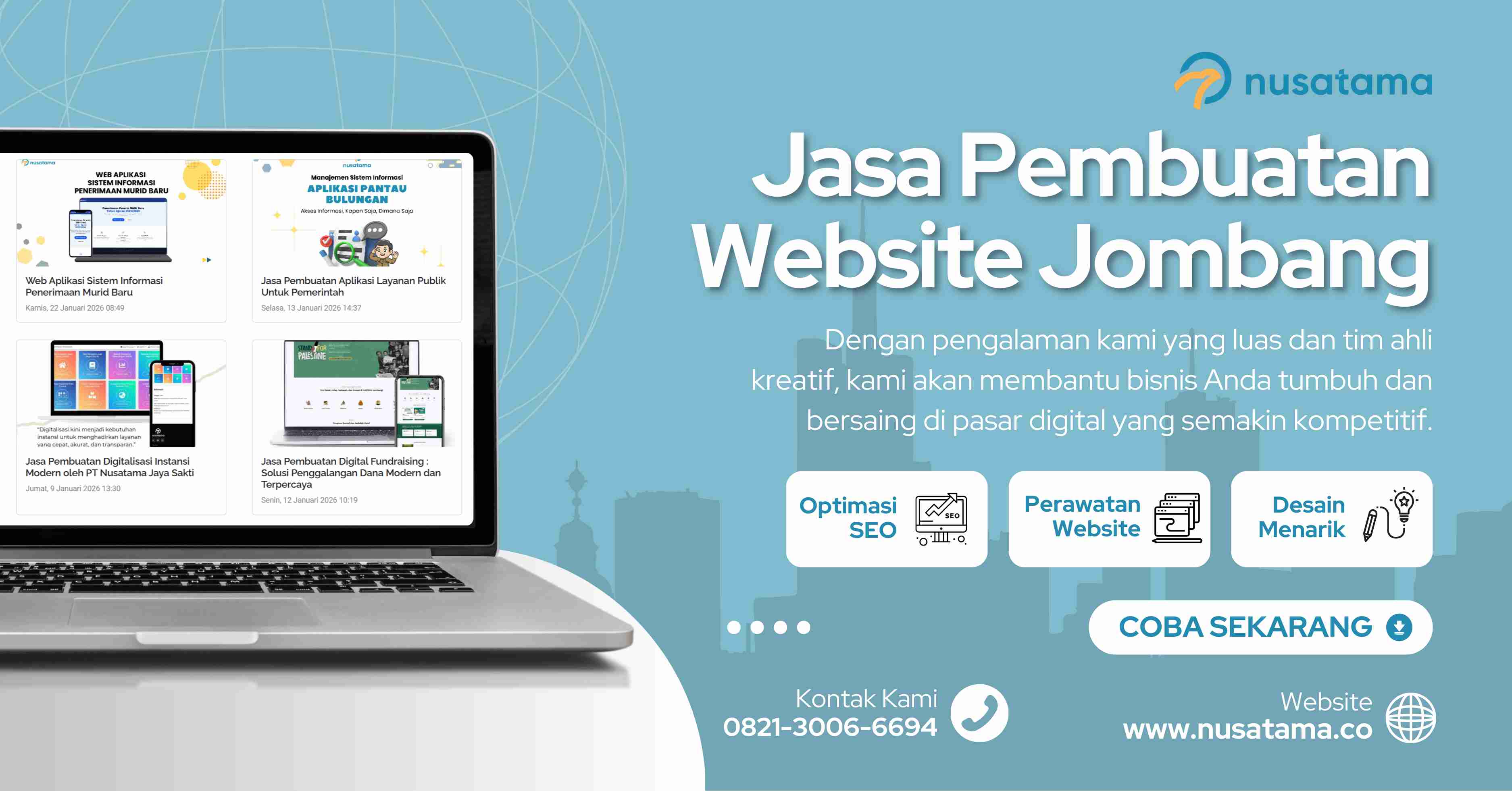 Jasa Pembuatan Website di Jombang