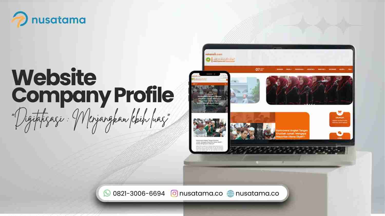 Jasa Pembuatan Website Company Profile By Nusatama
